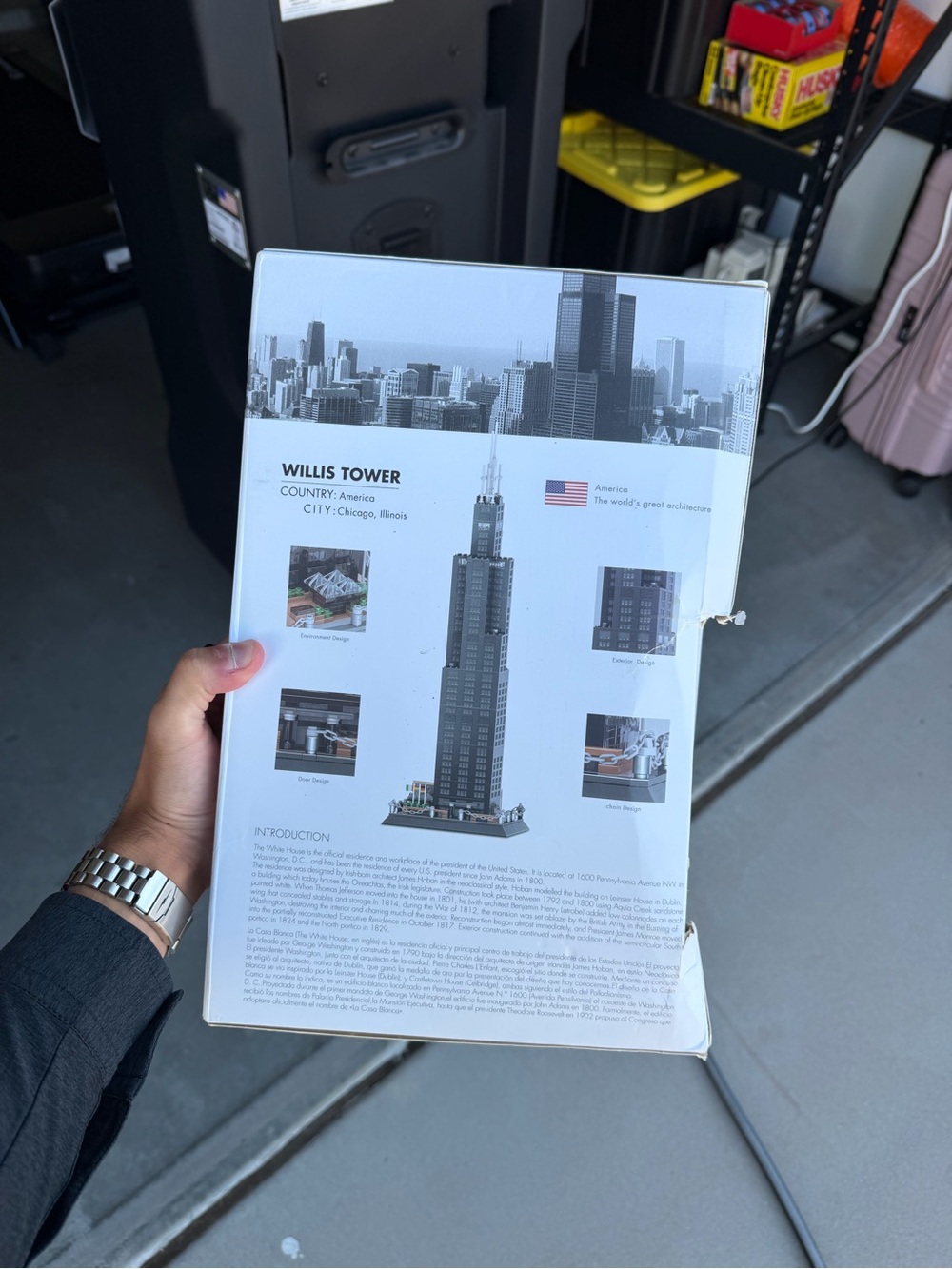 New Model Willis Tower Chicago Landmark Architecture Series Building Brick Block - Picture 4 of 5